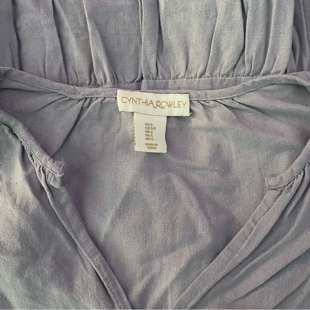 Cynthia Rowley Light Purple Long Sleeve Dress - Picture 4 of 4